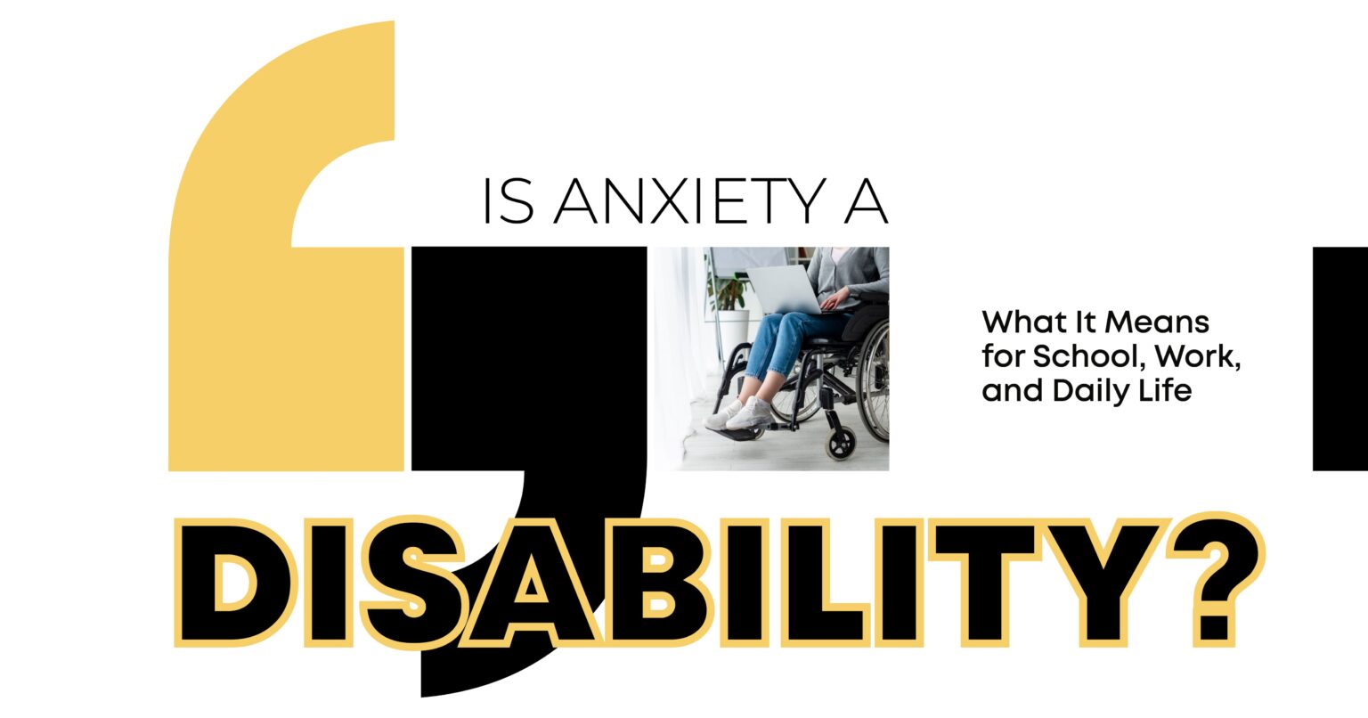 is anxiety a disability
